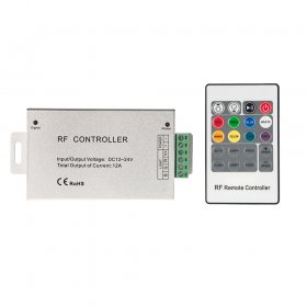 RGB LED Controller, 12/24 Volt, RF afstandbediening en Touch