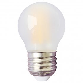 Frosted G16 E26/E27 LED Vintage Antique Filament Light Bulb, 4 Watts, 40W Equivalent