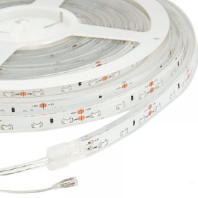 LED bånd side udsender, 24V DC 24W, 300 SMD dioder, 5m rulle IP67