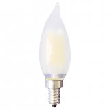 Frosted CA10 E12 LED Vintage Antique Filament Light Bulb, 4 Watts, 40W Equivalent