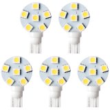Miniature Wedge Retrofit 194 921 168 LED Bulb, 6 SMD 5050 LEDs, 1.2W, 10W Equal