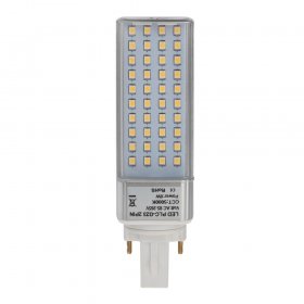 PLC Lamp G23D 2-Pin LED Bulb, 8 Watts, 18W Equivalent