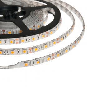 32.8FT 10M Single Color LED Strip Tape Light, 300 SMD 5050 LEDs, 24V DC, 72 Watts, IP65 Waterproof (2x 5M/Reel)
