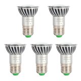 Ampoule LED PAR16 E27 Long cou, 4.8W, 50W égal, 5 pièces
