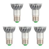 PAR16/R16 E26/E27 Long Neck LED Bulb, 4.8 Watts, 50W Equivalent, 5-Pack