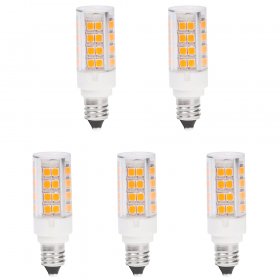 Mini Candelabra E11 Base LED Bulb, 3.5 Watts, 35W Equivalent, 5-Pack