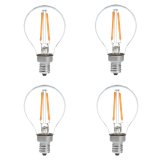 G14 E12 2W LED Vintage Antique Filament Light Bulb, 25W Equivalent, 4-Pack