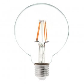 G30 E26/E27 4W LED Vintage Antique Filament Light Bulb, 40W Equivalent