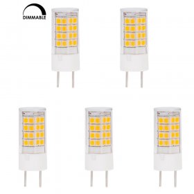 Dimmable T4 GY8.6 LED Bulb, 3.5Watts, 35W Equivalent, 5-Pack