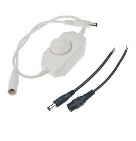 Dial LED Dimmer 12/24V 2A med Forlengelses-kabel til trafo