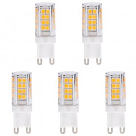 T4 G9 LED Bulb, 3.5 Watts, 40W Equivalent, 5-Pack