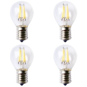 S11 E17 Intermediate Base LED Vintage Antique Filament Light Bulb, 4 Watts, 40W Equivalent