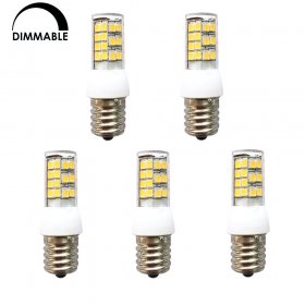 Dimmable Intermediate E17 Base LED Light Bulb, 3.5 Watts, 35W Equivalent, 5-Pack