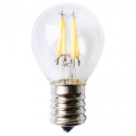 S11 E17 Intermediate Base LED Vintage Antique Filament Light Bulb, 4 Watts, 40W Equivalent