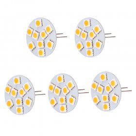 Extended Back-Pin T3 JC G4 LED Bulb, 1.8 Watts, 20W Equivalent, 5-Pack