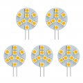 Side Pin T3 JC G4 LED Bulb, 1.8 Watts, 15W Equivalent, 5-Pack