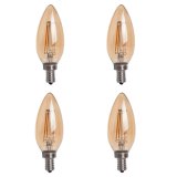 Ampoule LED B10 E12, 4W, 40W égal, 4 pièces