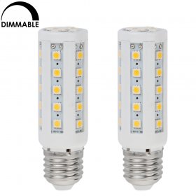 Dimmable Corn Shape T10 E26/E27 LED Tubular Bulb, 7 Watts, 70W Equivalent, 2-Pack