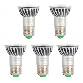 PAR16/R16 E26/E27 Long Neck LED Bulb, 4.8 Watts, 50W Equivalent, 5-Pack