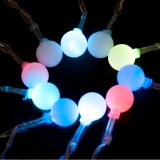 Battery Operated LED Christmas Lights - 8 Feet String of 20pcs Cherries