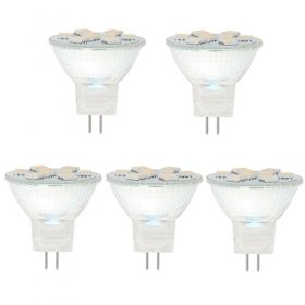 MR11 GU4 LED Bulb, 1.8 Watts, 20W Equivalent, 5-Pack