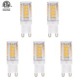 Dimmable T4 G9 LED Bulb, 3.5 Watts, 35W Equivalent, 5-Pack