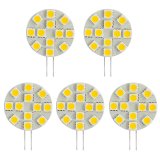 Ampoule LED G4 Side Pin, 2.4W, 20W égal, 5 pièces