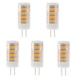 T4 GY6.35 120V LED Bulb, 3.5 Watts, 35W Equivalent, 5-Pack