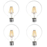 Ampoule LED G30 E27, 6W, 60W égal, 4 pièces