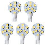 Miniature Wedge Retrofit 194 921 168 LED Bulb, 9 SMD 5050 LEDs, 1.8W, 15W Equal