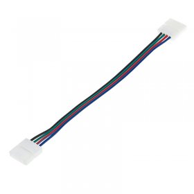 RGB LED Strip Connector, 4 Contacts, 10mm, Interconnect, 10-Pack