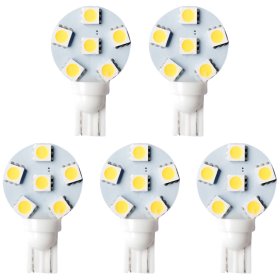 Miniature Wedge Retrofit 194 921 168 LED Bulb, 6 SMD 5050 LEDs, 1.2W, 10W Equal