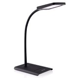 HERO-LED Flexible LED Desk Lamp with Emergency Flashlight, 3-Level Touch, Dimmable, 2-Level Brightness LED Flashlight