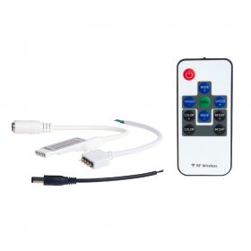 RGB LED Controller, 12/24 Volt, RF afstandbediening en Touch