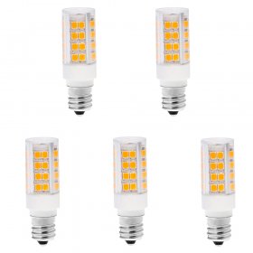 T3 E12 Candelabra Base LED Bulb, 3.5 Watts, 35W Equivalent, 5-Pack