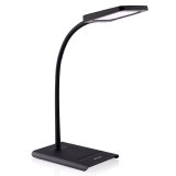 HERO-LED Foldable LED Desk Lamp with Night Light, 5-Level Touch Dimmable, 3-Color-Temp Variable White, Smart Lighting, USB Charg