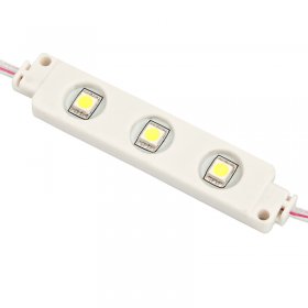 Rectangle LED Sign Module, 3 SMD 3528 LEDs, IP65 Weatherproof, 50-Pack