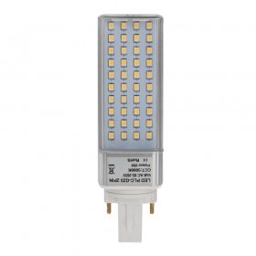 LED-Kompaktleuchtstofflampe G23D 2-Pin 40-LED 2835 SMD 120° 8W = 18W