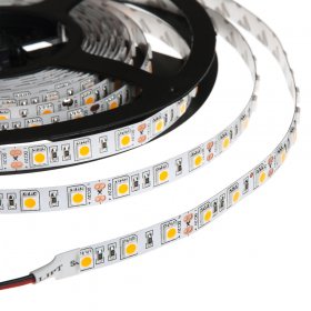 LED Lichtband 5m Länge 10mm Breite, 300-LED 24V DC 72 Watt IP33, 2 Stück