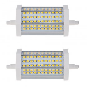 R7s 118mm 15W 48-LED 2835 SMD Lampe, 130W äquivalent, 2 Stück