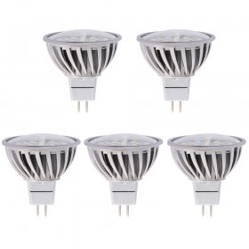 LED Strahler MR16 GU5.3 12V 24-LED 2835 SMD Lampe, 4.8 Watts, 50W äquivalent, 5 Stück