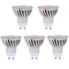 LED Strahler GU10 24-LED 2835 SMD Lampe, 4.8 Watts, 50W äquivalent, 5 Stück