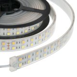 LED bånd Farveblanding Varm Hvid + Kold Hvid, 1200 SMD dioder, 24V 96W, 5m rulle IP33