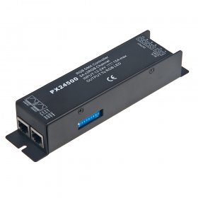 Controlador DMX para tira LED RGB, 12/24V, 15A