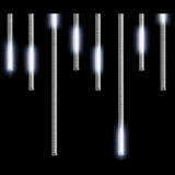 Guirlande effet chute de lumière par défilement furtif, 8 tubes de 80 cm