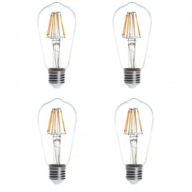 Ampoule LED ST18 E27, 8W, 75W égal, 4 pièces