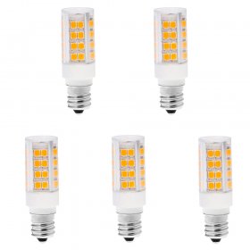 Ampoule LED Candélabre E12, 3.5W, 35W égal, 5 pièces