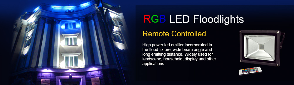 RGB LED Flood Lights