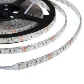 IP65防水 RGB マルチカラー LED テープライト 150球 5m巻 12V DC 消費電力36W
