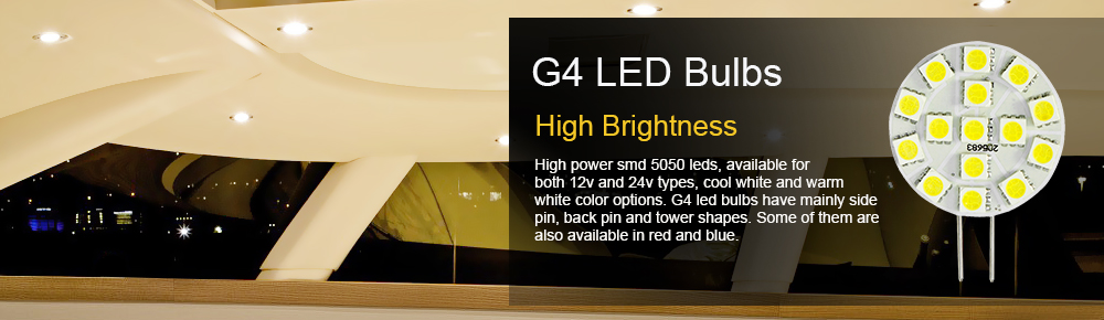 G4 LED Bulbs for Boats